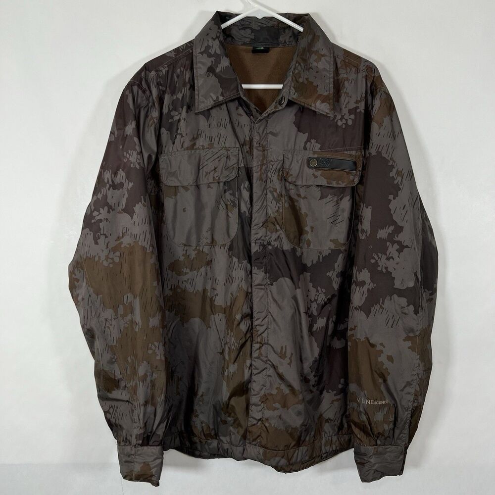 Volcom V Line Science Full Snap Front Jacket Mens… - image 1